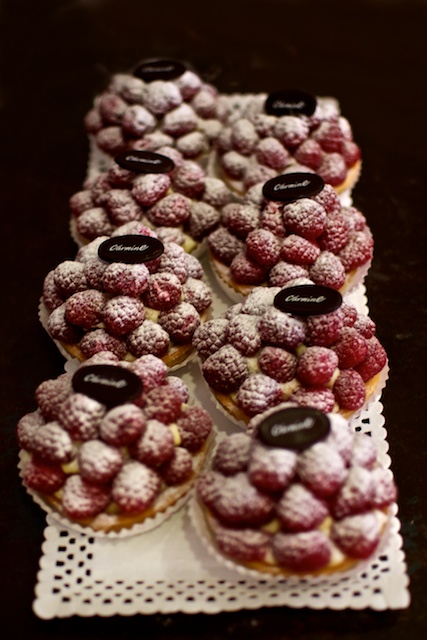 Tartaletas de frambuesa